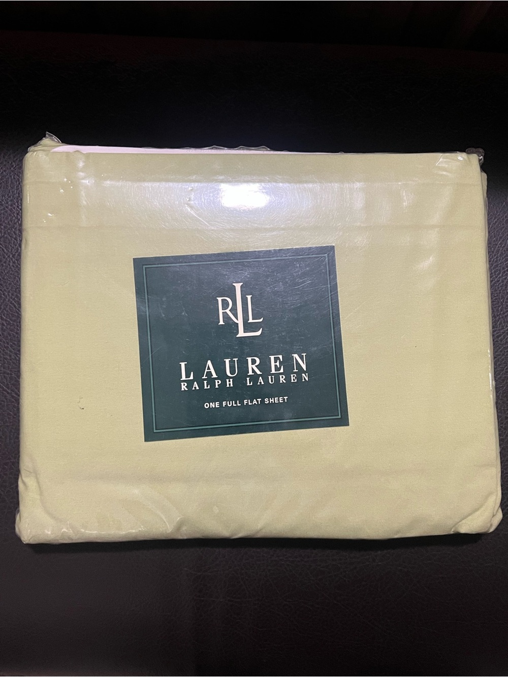 NWT Vintage Ralph Lauren Honey Dew  Full Flat Sheet 250 TC 100% Cotton